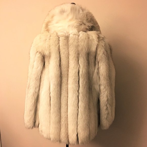 SWITZERS Silver Fox Coat AND Matching Hat VINTAGE - Picture 5 of 16